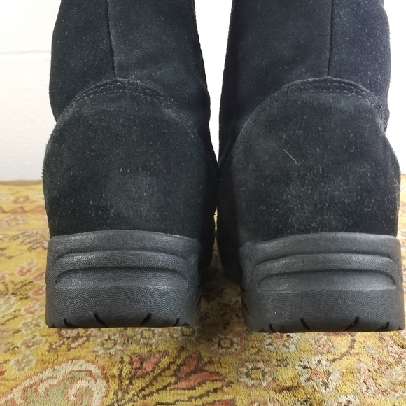 Sorel Waterfall black suede insulate winter boots - Picture 4 of 13